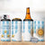 Custom Argentina Football 4 in 1 Can Cooler Tumbler Vamos La Albiceleste