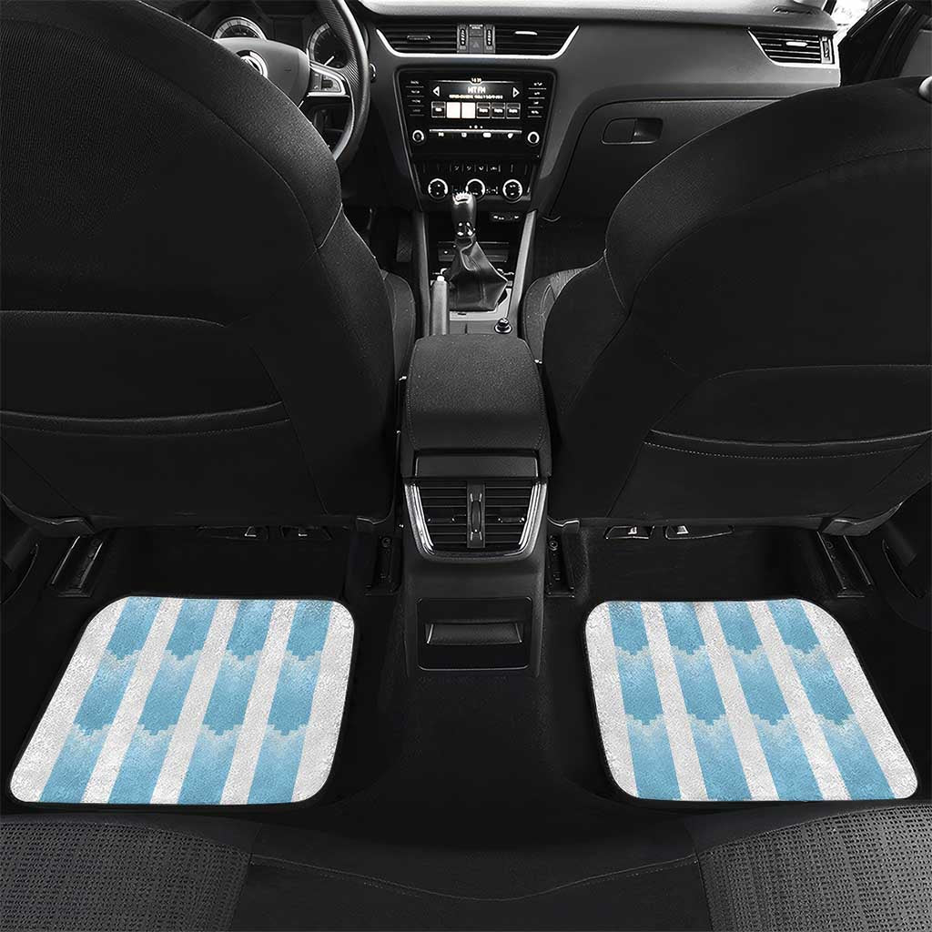 Custom Argentina Football Car Mats Vamos La Albiceleste