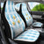 Custom Argentina Football Car Seat Cover Vamos La Albiceleste