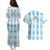 Custom Argentina Football Couples Matching Puletasi and Hawaiian Shirt Vamos La Albiceleste
