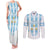 Custom Argentina Football Couples Matching Tank Maxi Dress and Long Sleeve Button Shirt Vamos La Albiceleste