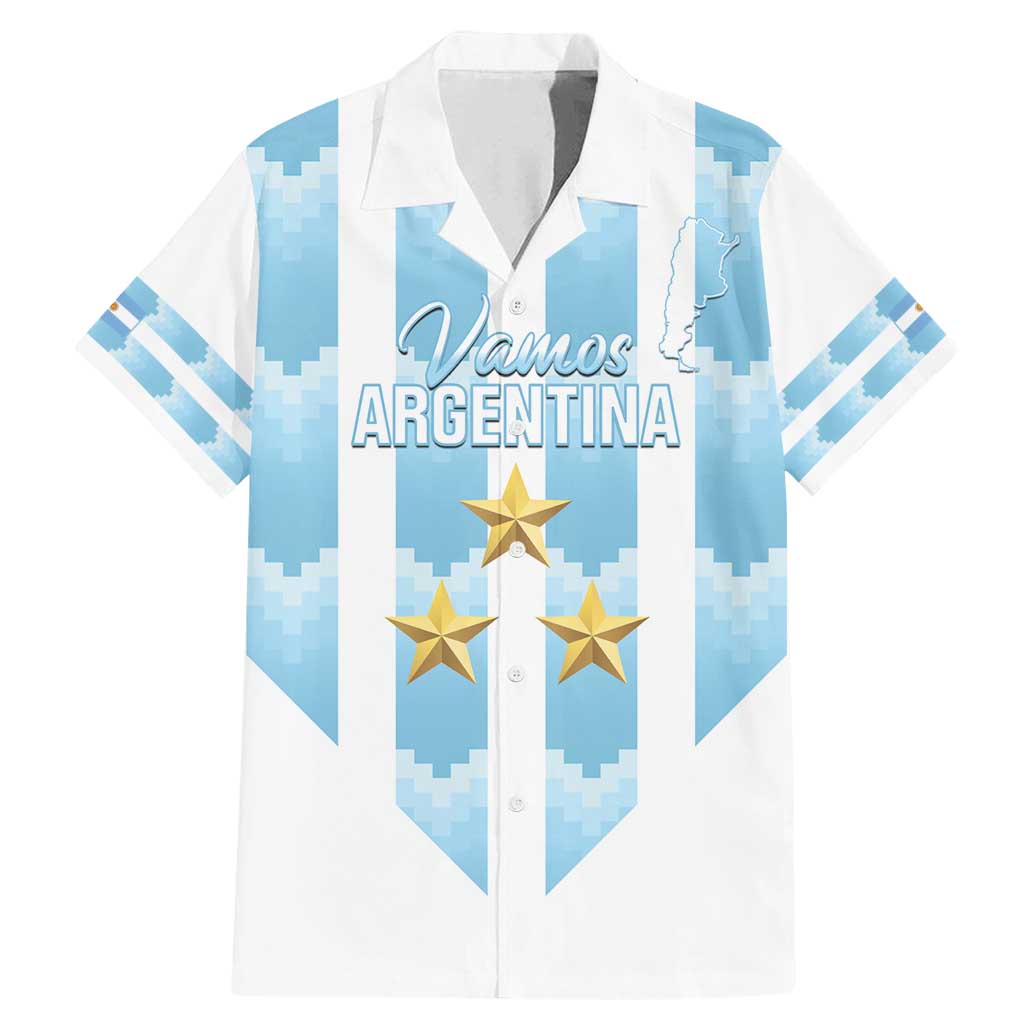 Custom Argentina Football Family Matching Mermaid Dress and Hawaiian Shirt Vamos La Albiceleste