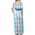 Custom Argentina Football Family Matching Off Shoulder Maxi Dress and Hawaiian Shirt Vamos La Albiceleste