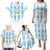Custom Argentina Football Family Matching Puletasi and Hawaiian Shirt Vamos La Albiceleste
