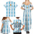 Custom Argentina Football Family Matching Summer Maxi Dress and Hawaiian Shirt Vamos La Albiceleste