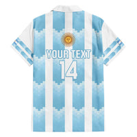 Custom Argentina Football Family Matching Summer Maxi Dress and Hawaiian Shirt Vamos La Albiceleste