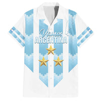 Custom Argentina Football Family Matching Tank Maxi Dress and Hawaiian Shirt Vamos La Albiceleste
