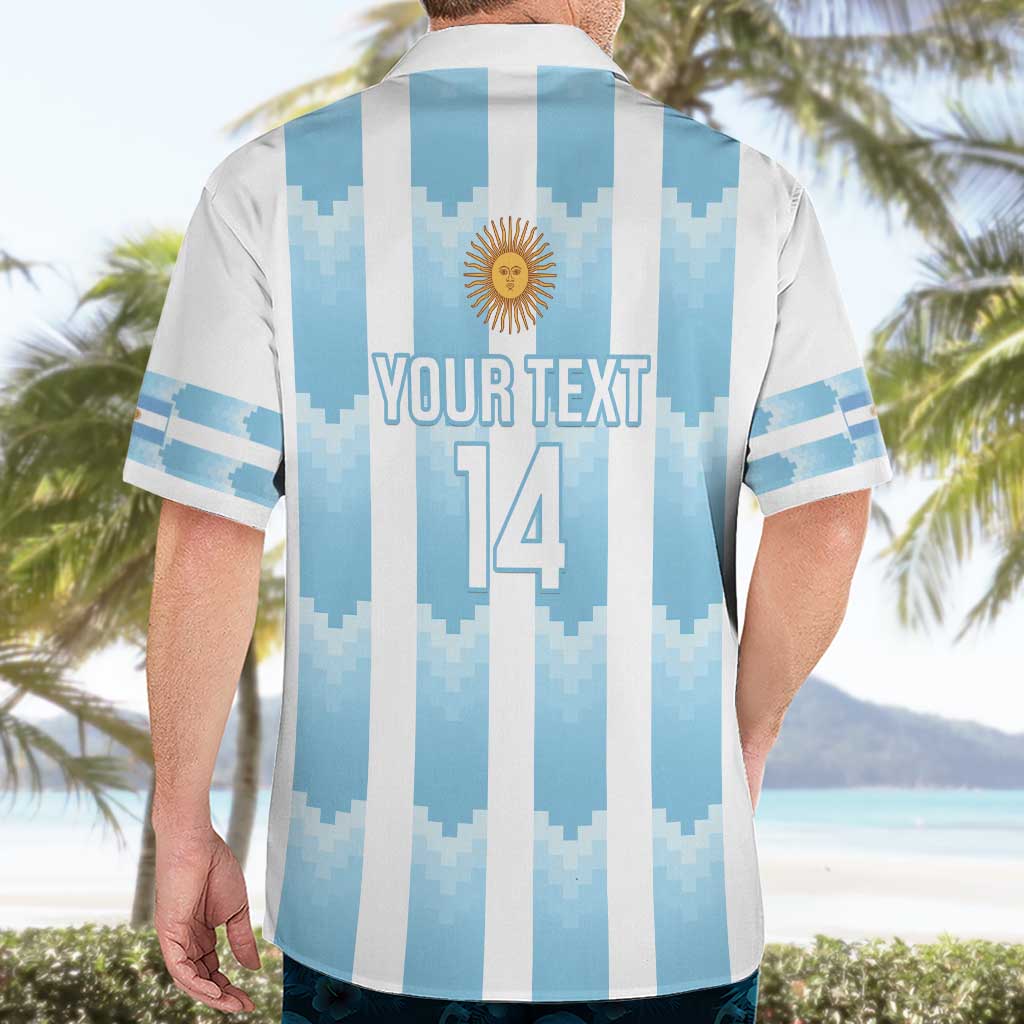 Custom Argentina Football Hawaiian Shirt Vamos La Albiceleste