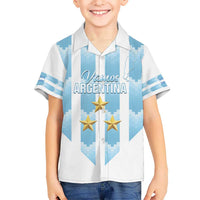 Custom Argentina Football Hawaiian Shirt Vamos La Albiceleste