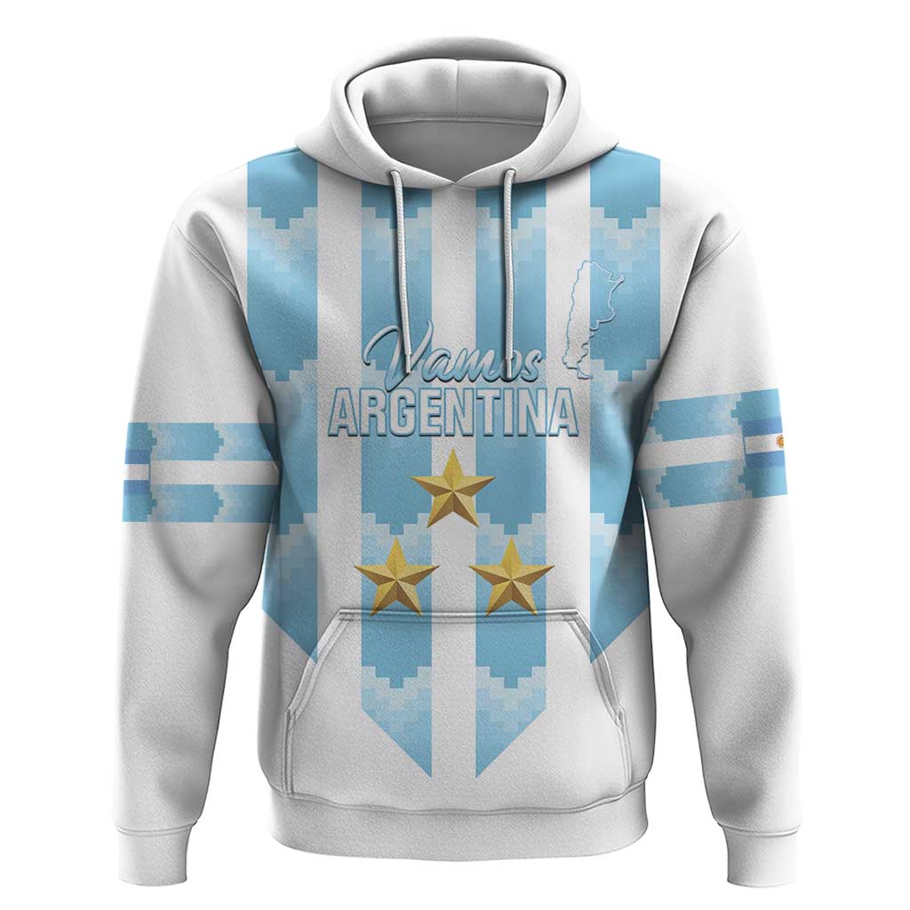 Custom Argentina Football Hoodie Vamos La Albiceleste