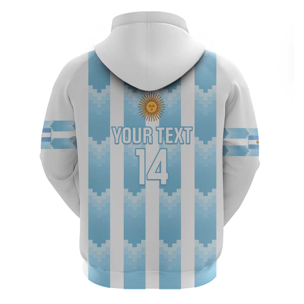 Custom Argentina Football Hoodie Vamos La Albiceleste