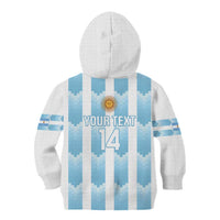 Custom Argentina Football Kid Hoodie Vamos La Albiceleste