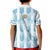Custom Argentina Football Kid Polo Shirt Vamos La Albiceleste