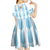 Custom Argentina Football Kid Short Sleeve Dress Vamos La Albiceleste