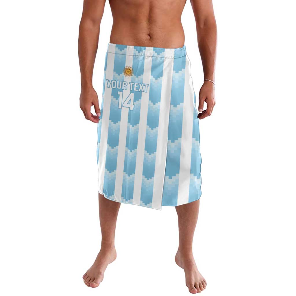 Custom Argentina Football Lavalava Vamos La Albiceleste