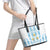 Custom Argentina Football Leather Tote Bag Vamos La Albiceleste