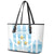 Custom Argentina Football Leather Tote Bag Vamos La Albiceleste