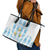 Custom Argentina Football Leather Tote Bag Vamos La Albiceleste