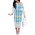 Custom Argentina Football Off The Shoulder Long Sleeve Dress Vamos La Albiceleste