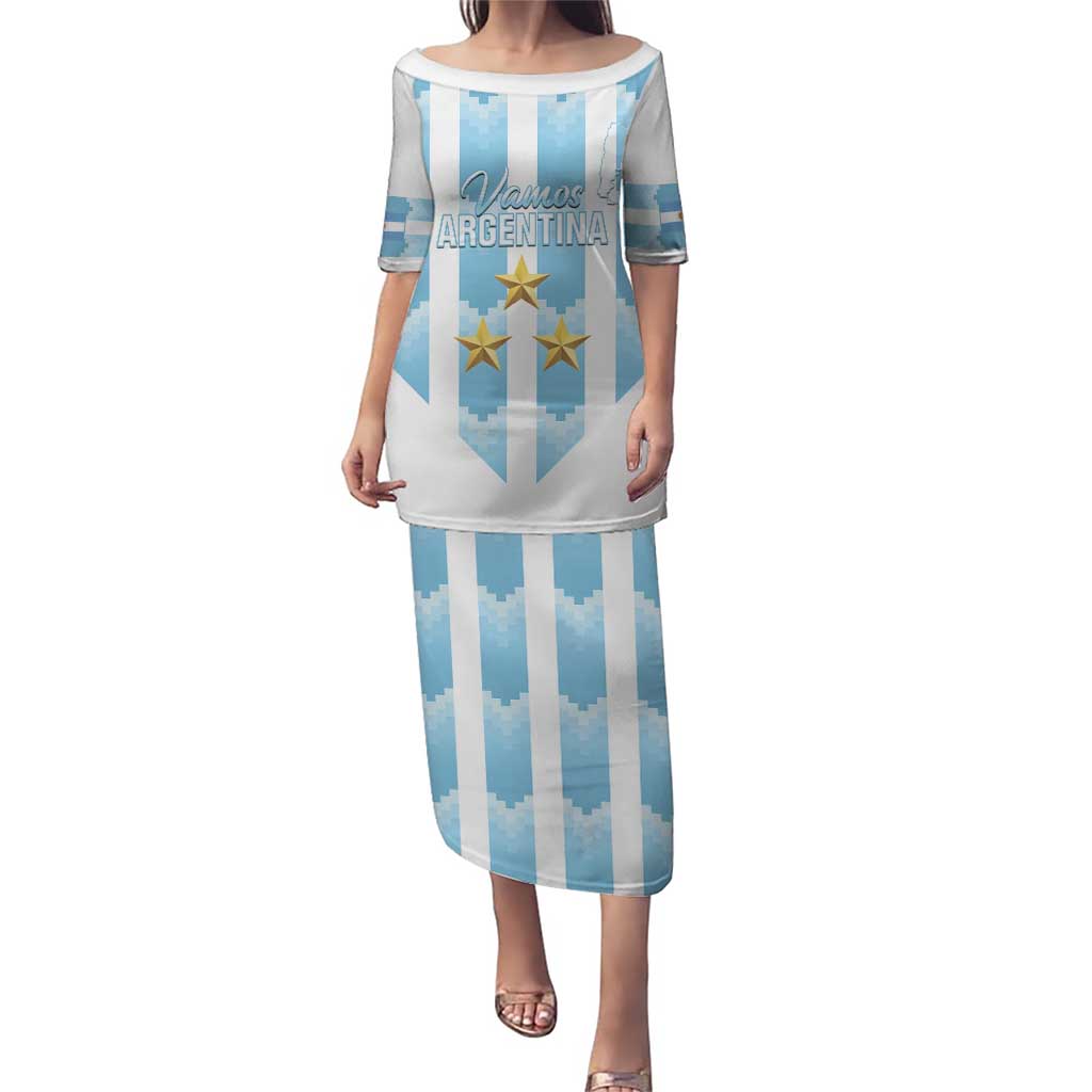 Custom Argentina Football Puletasi Vamos La Albiceleste