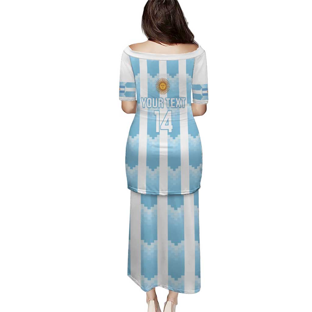 Custom Argentina Football Puletasi Vamos La Albiceleste