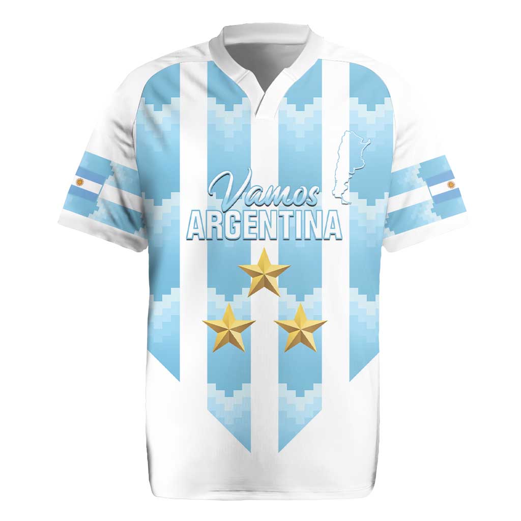 Custom Argentina Football Rugby Jersey Vamos La Albiceleste