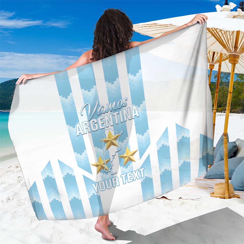 Custom Argentina Football Sarong Vamos La Albiceleste