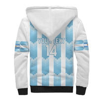 Custom Argentina Football Sherpa Hoodie Vamos La Albiceleste