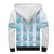 Custom Argentina Football Sherpa Hoodie Vamos La Albiceleste
