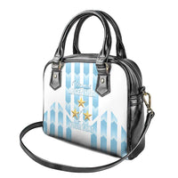 Custom Argentina Football Shoulder Handbag Vamos La Albiceleste