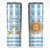 Custom Argentina Football Skinny Tumbler Vamos La Albiceleste