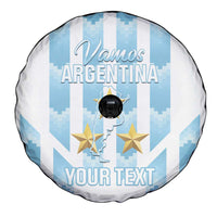 Custom Argentina Football Spare Tire Cover Vamos La Albiceleste