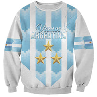 Custom Argentina Football Sweatshirt Vamos La Albiceleste
