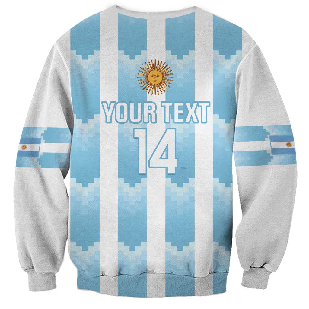 Custom Argentina Football Sweatshirt Vamos La Albiceleste