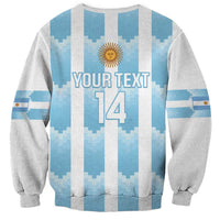 Custom Argentina Football Sweatshirt Vamos La Albiceleste