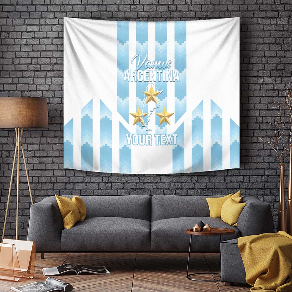 Custom Argentina Football Tapestry Vamos La Albiceleste