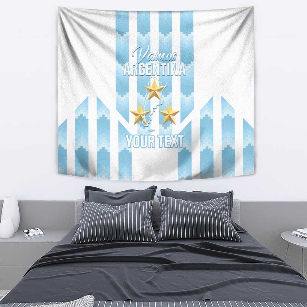 Custom Argentina Football Tapestry Vamos La Albiceleste