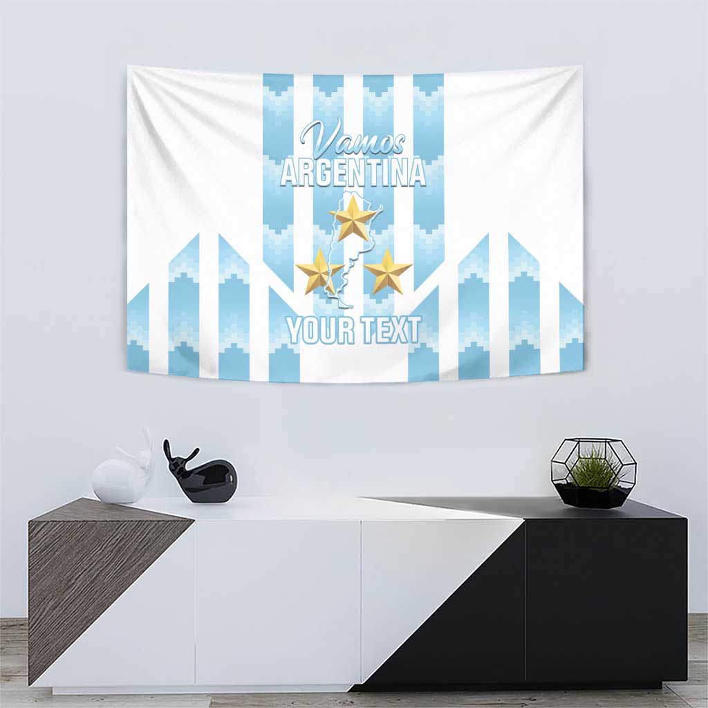 Custom Argentina Football Tapestry Vamos La Albiceleste