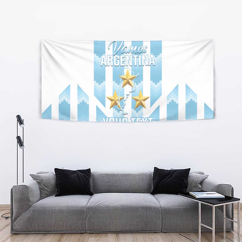 Custom Argentina Football Tapestry Vamos La Albiceleste