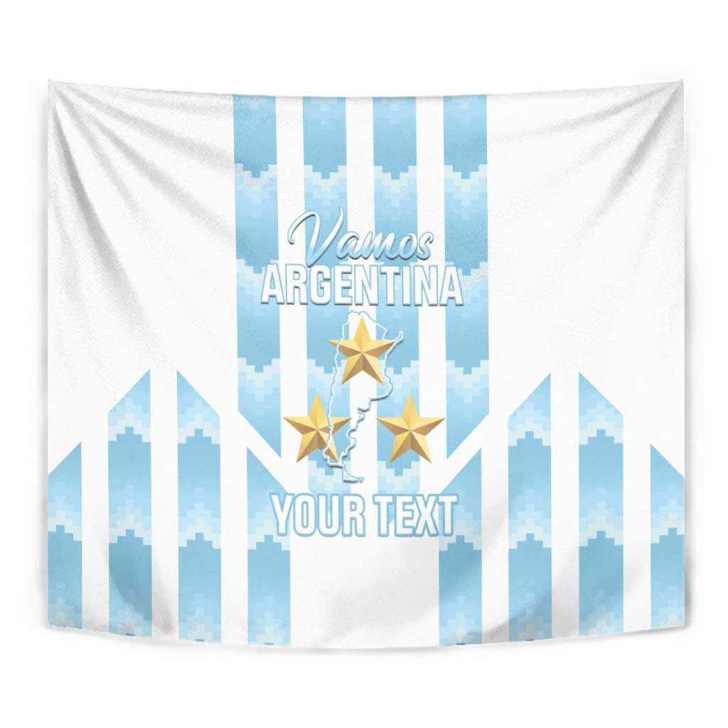 Custom Argentina Football Tapestry Vamos La Albiceleste