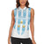 Custom Argentina Football Women Sleeveless Polo Shirt Vamos La Albiceleste