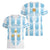 Custom Argentina Football Women V-Neck T-Shirt Vamos La Albiceleste