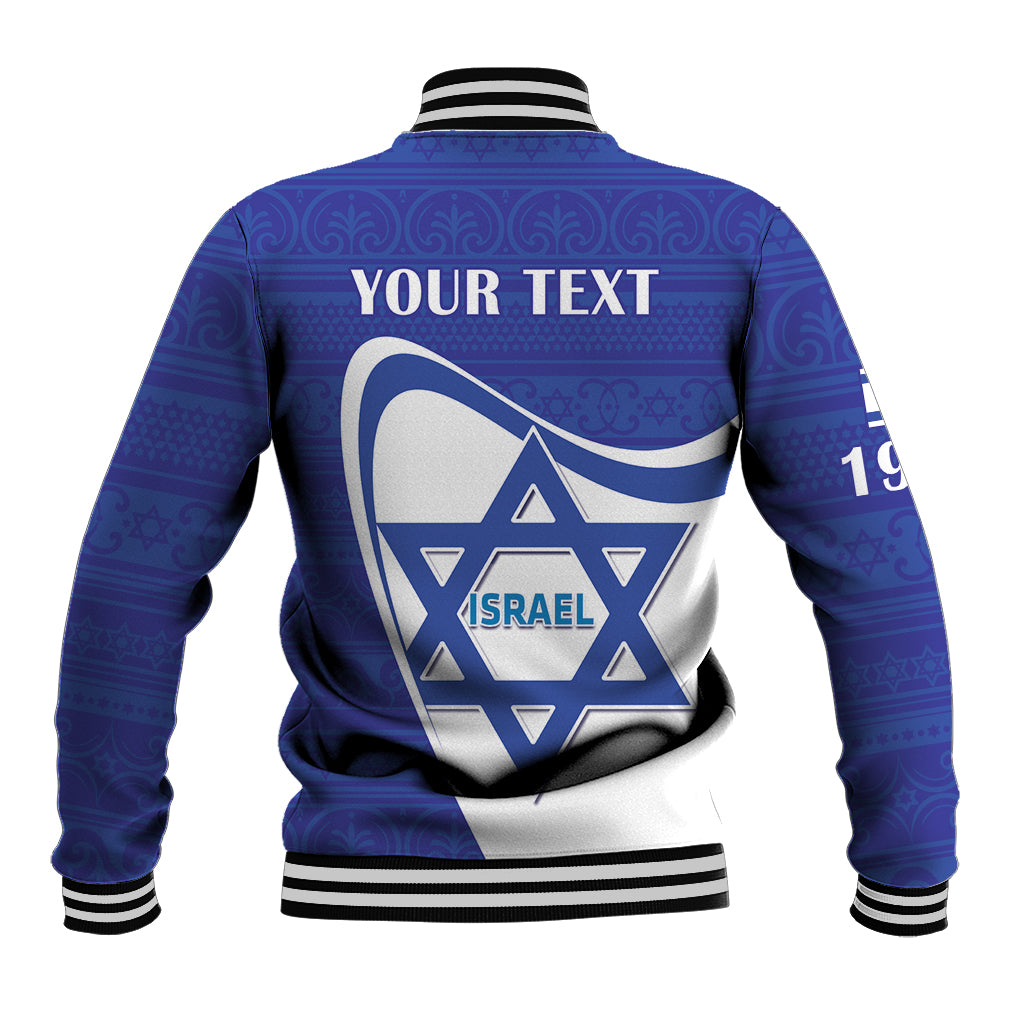 Personalised Israel Independence Day Baseball Jacket 2024 Yom Haatzmaut - Wonder Print Shop