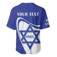 Personalised Israel Independence Day Baseball Jersey 2024 Yom Haatzmaut - Wonder Print Shop