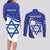 Personalised Israel Independence Day Couples Matching Long Sleeve Bodycon Dress and Long Sleeve Button Shirt 2024 Yom Haatzmaut