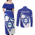 Personalised Israel Independence Day Couples Matching Off Shoulder Maxi Dress and Long Sleeve Button Shirt 2024 Yom Haatzmaut - Wonder Print Shop