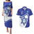 Personalised Israel Independence Day Couples Matching Puletasi and Hawaiian Shirt 2024 Yom Haatzmaut - Wonder Print Shop