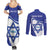 Personalised Israel Independence Day Couples Matching Summer Maxi Dress and Long Sleeve Button Shirt 2024 Yom Haatzmaut - Wonder Print Shop