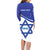 Personalised Israel Independence Day Family Matching Long Sleeve Bodycon Dress and Hawaiian Shirt 2024 Yom Haatzmaut - Wonder Print Shop