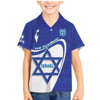 Personalised Israel Independence Day Family Matching Mermaid Dress and Hawaiian Shirt 2024 Yom Haatzmaut - Wonder Print Shop
